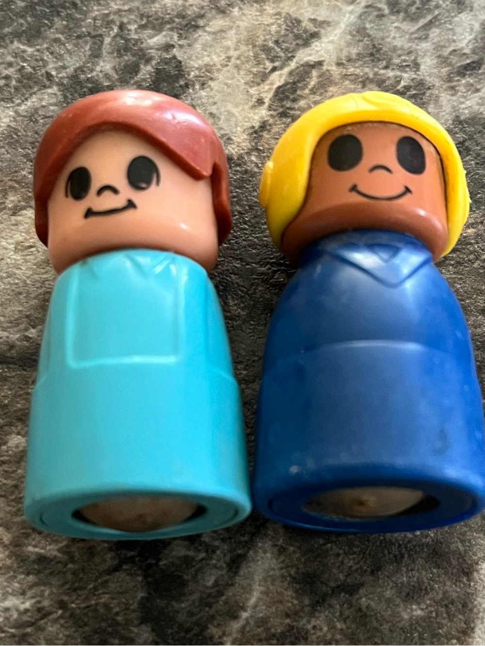 Vintage 1970s Tomy “Playrail” Rolling People